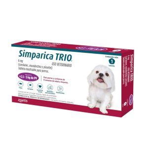 simparica trio 2.5 - 5 kg