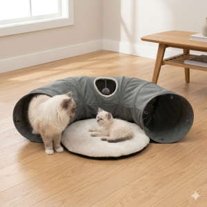 TUNEL C/CAMA PARA GATO CATIT